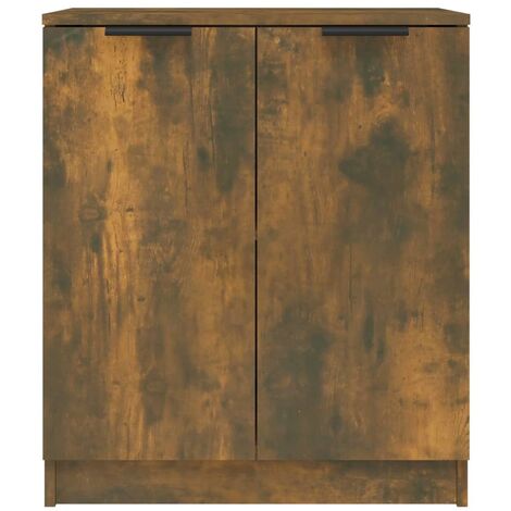 Credenza Madia Moderna Buffet da cucina Rovere Fumo 60x30x70 cm in