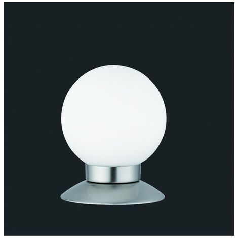 Lampada da Tavolo Princess Nichel Sfera Vetro Led Ø10 cm Trio Lighting