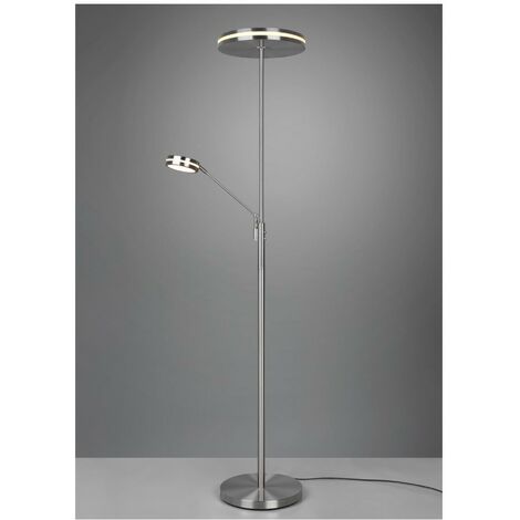 Lindby Felicia lampada terra luce lettura ruggine