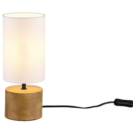 2 Lampade da tavolo comodino 33 cm grigio art déco