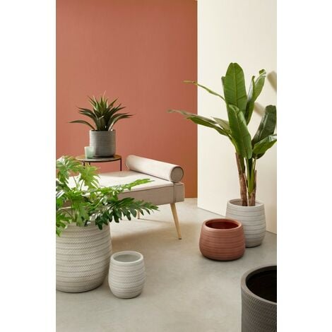 Trendy - Vaso moderno in terracotta, nero