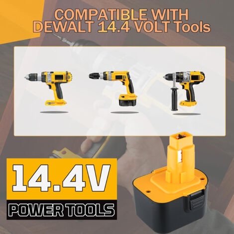 12V 4.8Ah Ni-MH Akku Ersatz für Dewalt DC9071 DE9072 DE9074 DE9075 ...