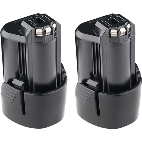 2PACK pour Bosch BAT411 Battery 12V 4000mAh Li-ion Black BAT411A BAT412 BAT412A BAT413 BAT414 BAT420 (1/5)