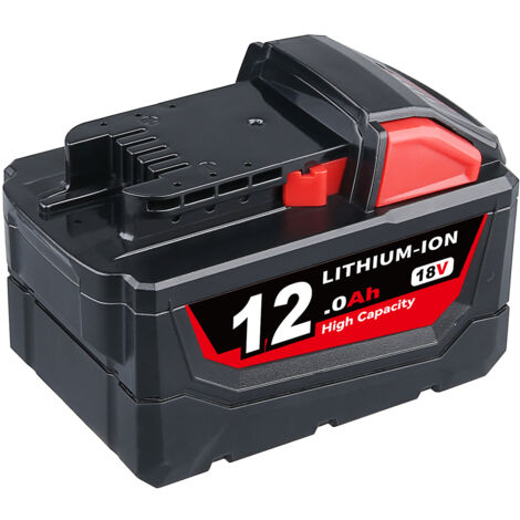 Für Milwaukee M18 Lithium 12,0 AH 18V Erweiterte Kapazität Batterie 48-11-1890 48-11-1812 (1/5)