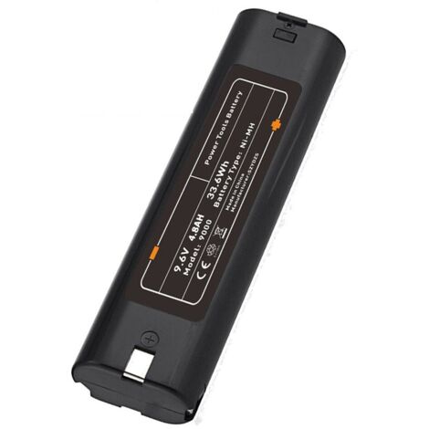 9,6 V 4800 mAh Ni-MH Ersatzbatterie für Makita 191681-2 632007-4 9000 9001 9002 9033 9034 9600 4190D 6012HD 6092D ML900 8400D 8402V D 903D 903DW DA390D DA390DW (1/5)