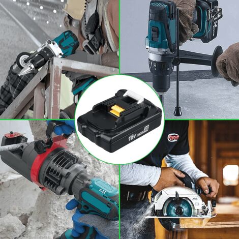 Für Makita Akku 18V 3.0Ah Li-ion BL1850 BL1860B BL1840 BL1830B BL1815  Kompatibel mit Allen Makita 18V Akku-Werkzeugen