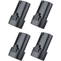 4 Stück BL0715 Ersatzakku, kompatibel mit M'akita 7,2 V Lithium-Ionen-Akku BL7010 194355-4 194356-2, 4800 mAh
