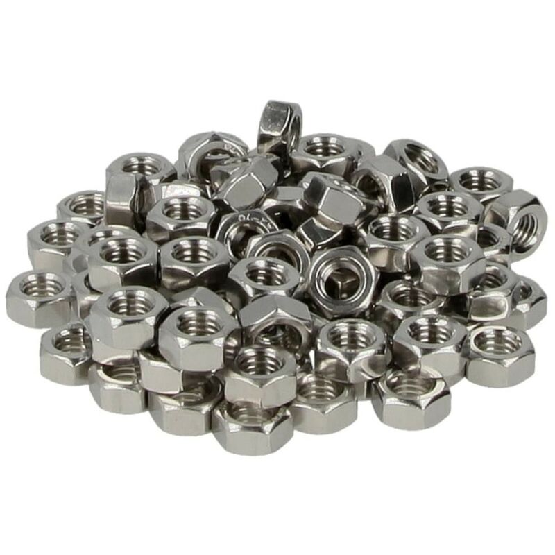 Dadi Filetto Sinistro Acciaio Inox Set Di Dadi Esagonali A Filettatura Sinistra In Acciaio Inox A2 - Misure M4, M5, M6, M8, M10, M12, M16 Set Dadi A2 Inox - Foto 6