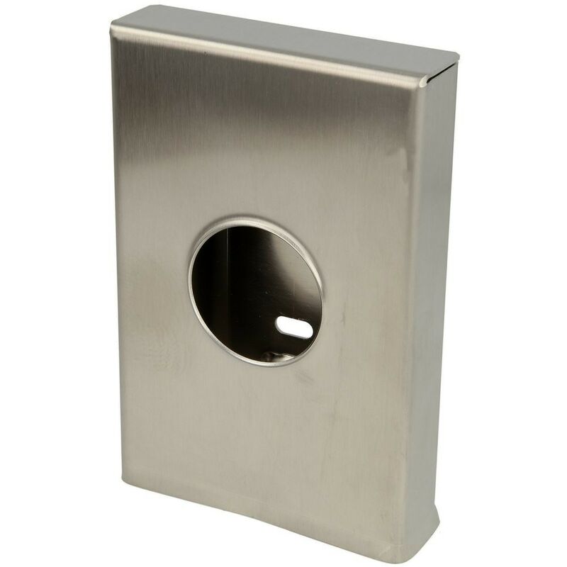 Dispenser Per Sacchetti Igienici In Acciaio Inox - Design Moderno Per Bagni Pubblici O Domestici | Dimensioni 280x33x127 Mm