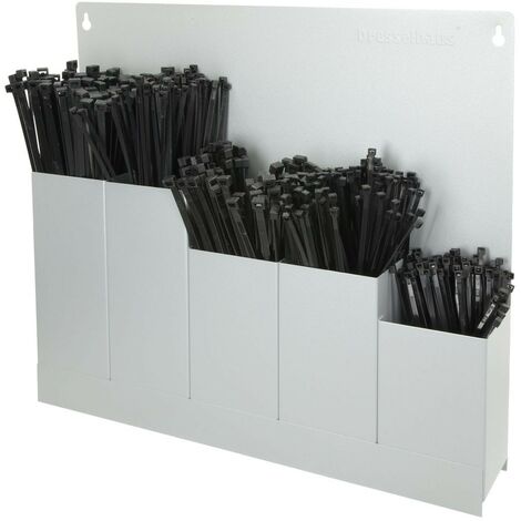 Set 630 Clip Cavo Assortite - 7 Misure Da 4-16 Mm, Nero, Per Organizzare Cavi In Casa O Ufficio - Foto 7