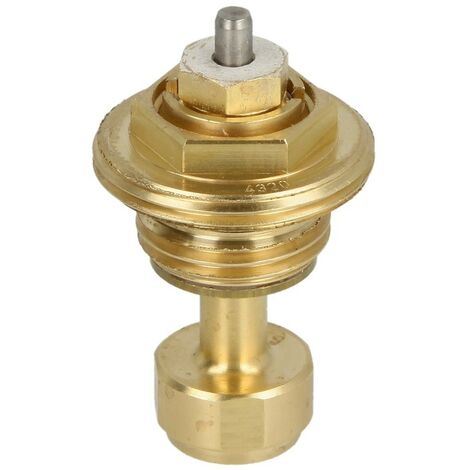 Polvere Zeolite Testa Valvola Termostatica Heimeier V-exatto - Per Valvole Fino Al 2011, Misure 3/8", 1/2", 3/4", In Ottone Parte Superiore V-exatto