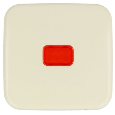 Placca Copriinterruttore Retrò Motivo Geometrico - Decorazione Da Parete In Plastica, Marrone E Rosso, Mid-Century Modern - Bilanciere Singolo, Dimensioni 11,2x6,9 Cm