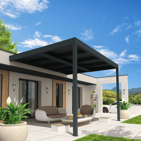 Pergola solaire ACTIVE Gris anthracite 4,659x3,491m 3200W (1/5)