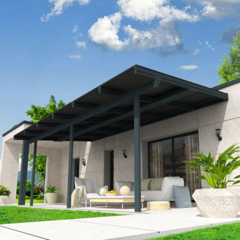 Pergola solaire POWER Gris anthracite 5,730x3,494m 4000W (1/5)