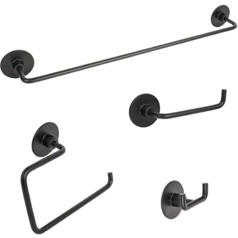 Set Accessori Bagno Completo - Portasapone, Portaspazzolino, Portarotolo Carta Igienica, In Vari Stili E Materiali