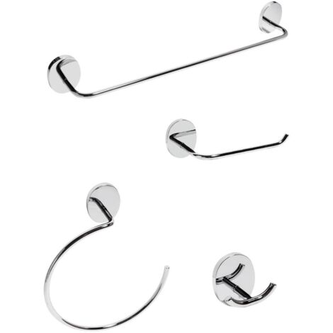 Set Accessoires Salle De Bain Bongio – Modèle PAT, Chromé, Neuf