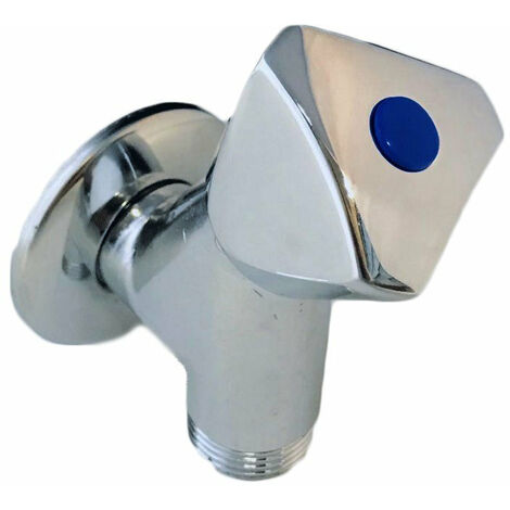 Rubinetto Ego Attacco Lavatrice In Ottone Salvaspazio 1/2" X 3/4