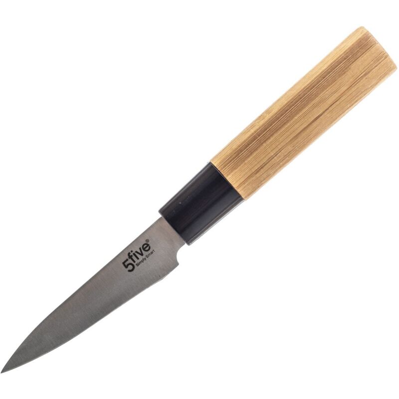 Lot De 5 Couteaux à Fromage Inox Et Manche Bambou – Fabrication Française – Occasion