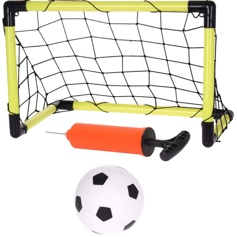 Filet de but de football portable pour enfants avec pompe à ballon