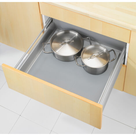 Wenko – Tapis de sécurité rembourré pour tiroirs et armoires de cuisine – Résistant et absorbant le bruit – Facile à découper aux dimensions souhaitées