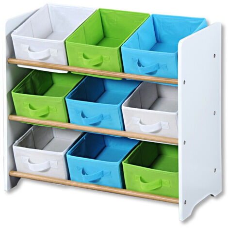 Étagère de rangement - Blanc - L 65 x P 30 x H 60 cm - Livraison gratuite (1/4)
