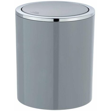 Panier de salle de bain SWING 2l, couleur gris, WENKO