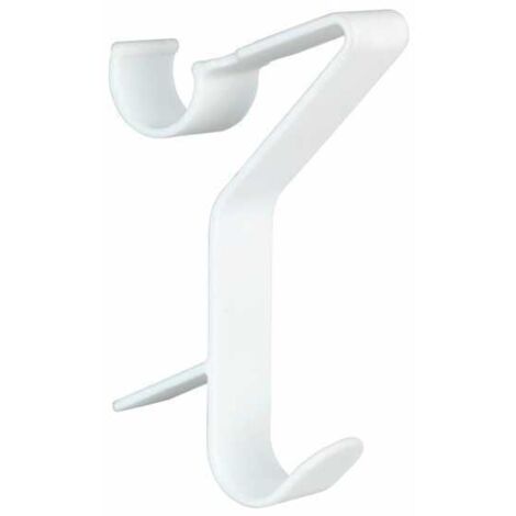 Supports de salle de bain FLEXI pour radiateurs, lot de 3 crochets en plastique - WENKO - WENKO (1/5)