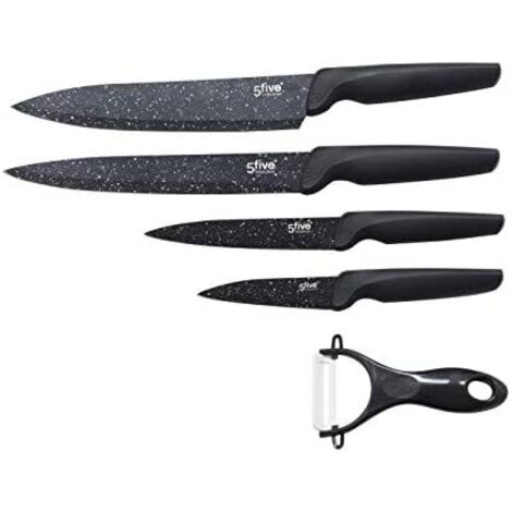 Set de couteaux de cuisine, inox, 5 pièces, Secret de Gourmet