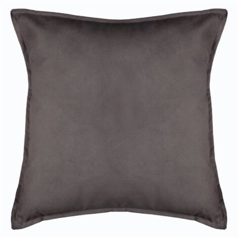 Coussin déhoussable Gris foncé 45 x 45 cm - Atmosphera