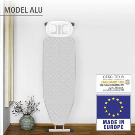 Vileda Comfort Plus Housse Planche à Repasser – Universelle 130x45 Cm, 3 Couches, Motif Papillons