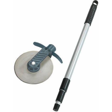 Wenko – Coupe-bordure de pelouse léger – Lame en acier inoxydable – Bâton télescopique pour confort d'utilisation – Pour zones difficiles d'accès