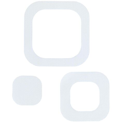 QUUPY Lot De 6 Autocollants Carrés Antidérapants Pour Baignoire Et Douche 15 Cm