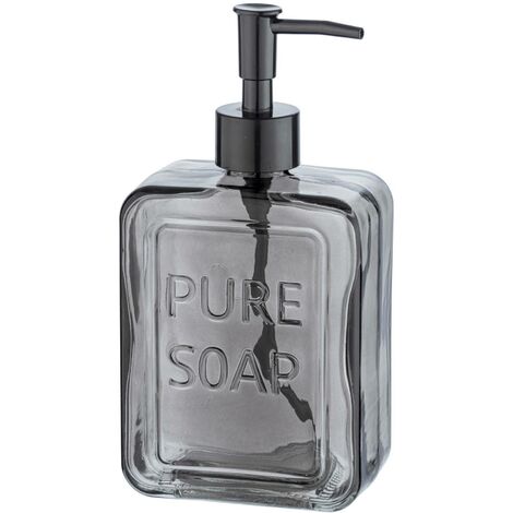 Distributeur de savon liquide PURE, en verre, 550 ml, WENKO (1/5)