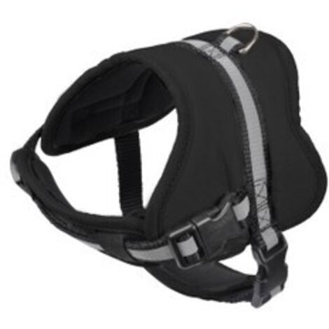 Bretelles réglables pour chien, 33-45 cm, noir (1/3)