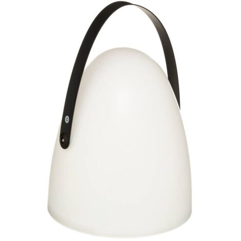 Atmosphera – Lampe d'extérieur Cleo H30cm – Lanterne solaire en polypropylène – Éclairage LED blanc chaud – IP44 pour usage extérieur (1/5)