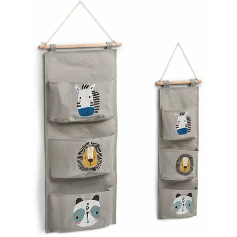 SEWACC Porte Cartes Mural Standard Tissu Non Tissé Épais Organiseur