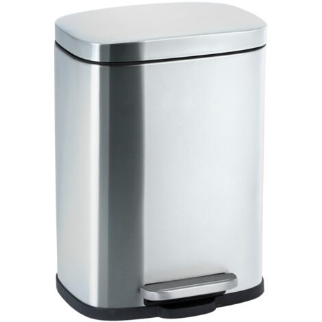 WENKO DIE BESSERE IDEE Pattumiera a Pedale Leno Easy-Close, con
