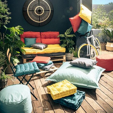 Coussin De Chaise Jardin Pivotant - Vin Rouge - 120*60cm - Confortable