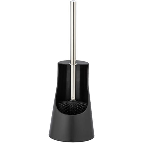 Brosse WC silicone ARESE, noir, WENKO (1/5)