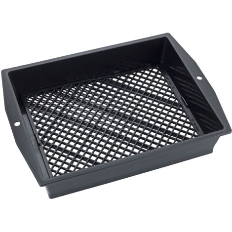 Tamis de jardin rectangulaire 27,3 x 35 cm en plastique PP – Maille réglable 4 à 10 mm – Conception avec poignées confortables – Maximex