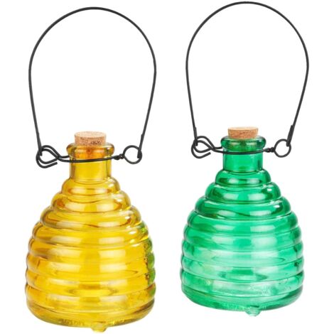 Piège à guêpes, verre, 2 pièces (1/5)