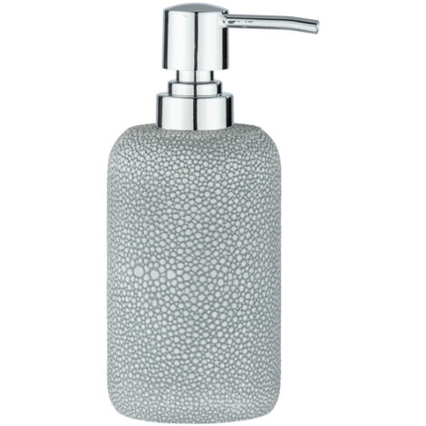 Distributeur de savon liquide RAJA, imitation pierre, 350 ml, WENKO (1/4)