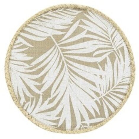 Plateau PALAM en jute, Ø 38 cm (1/3)