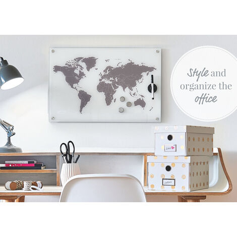 Zeller Schreibtischunterlage World - Bastelunterlage Mit Weltkarte