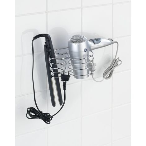 Support CLASSIC pour sèche-cheveux et lisseur, 2en1, WENKO