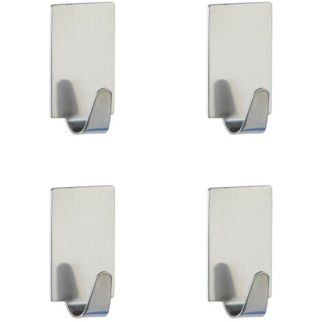 Cintre de salle de bain auto-adhésif, brillant - 4 pièces complètes, WENKO (1/4)
