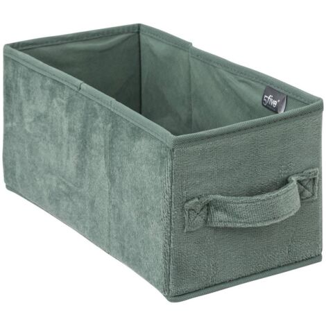 5five - panier velours 15x31cm mix n  modul vert kaki (1/3)
