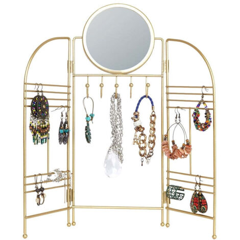 Porte-bijoux avec miroir, métal (1/5)