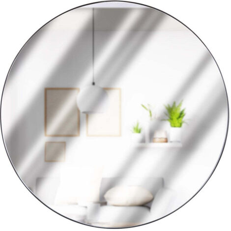 Miroir rond avec cadre en métal, Ø 55 cm (1/5)