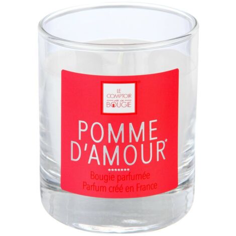 Bougie parfumée Elea pomme d'amour 190g - Atmosphera créateur d'intérieur